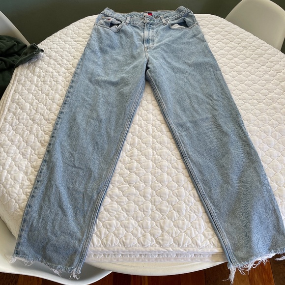 Tommy Hilfiger Y2K Freedom Raw Hem Jeans Size 33/32 - Picture 1 of 6